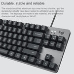 Teclado Mecânico Mini Com Fios Logitech K835, Eixo Verde, Eixo Verde