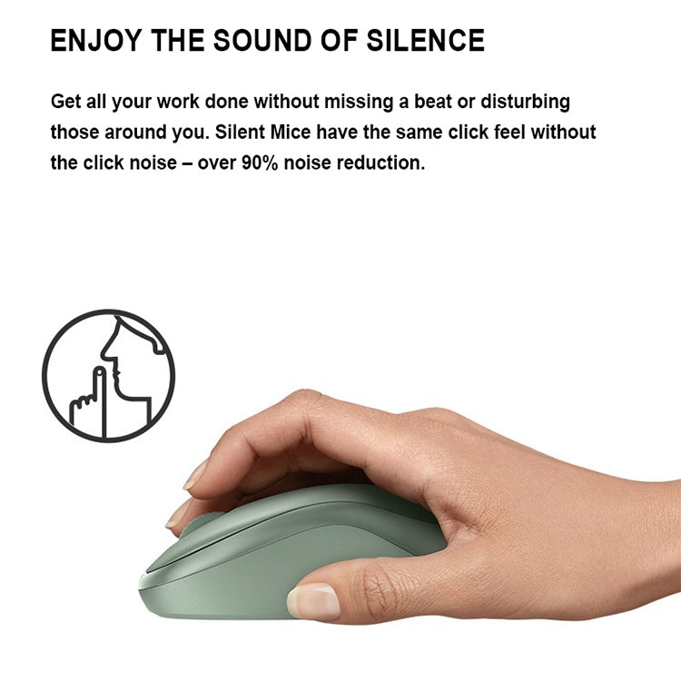 Rato Sem Fios Silencioso Fashion Logitech M221