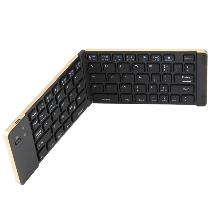Teclado Dobrável Bluetooth Sem Fios F66 com 66 Teclas, Suporta Android / Windows / iOS, F66 Dobrável 2x 66 Teclas Preto, F66 Dobrável 2x 66 Teclas Dourado Rosa, F66 Dobrável 2x 66 Teclas Prateado, F66 Dobrável 2x 66 Teclas Dourado