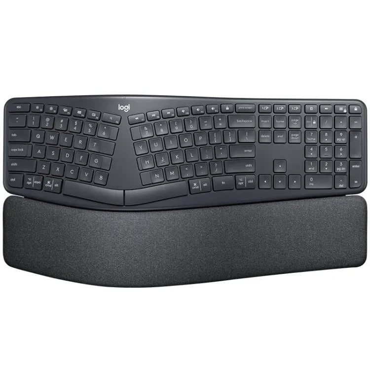 Teclado Ergonómico Dividido Logitech ERGO K860 Sem Fios 2.4G Bluetooth Modo Duplo