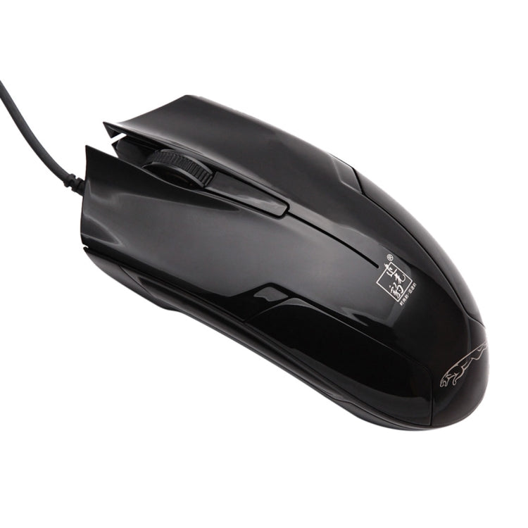 Rato de Jogo Óptico USB Universal Com Fios Chasing Leopard 119, Comprimento: 1,45m, 119 Preto, 119 Preto Jato, 119 Branco