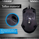 Rato de Jogo Óptico USB Universal Com Fios Chasing Leopard 129 com Contrapeso, Comprimento: 1,3m, 129