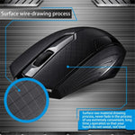 Rato de Jogo Óptico USB Universal Com Fios Chasing Leopard 129 com Contrapeso, Comprimento: 1,3m, 129