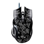 Rato de Jogo E-sport Óptico Com Fios ZGB 169 USB 2400DPI com Luz LED Ajustável em Quatro Velocidades e Contrapeso, Comprimento: 1,45m, 169 Preto, 169 Branco