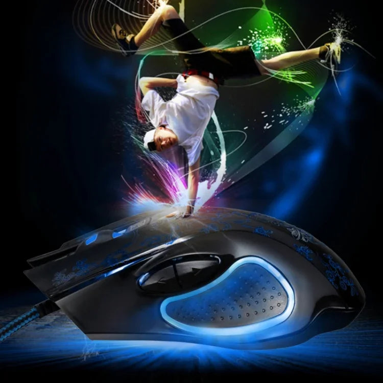 Rato de Jogo E-sport Óptico Com Fios ZGB 169 USB 2400DPI com Luz LED Ajustável em Quatro Velocidades e Contrapeso, Comprimento: 1,45m, 169 Preto, 169 Branco