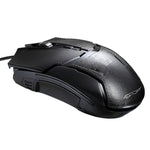 Rato de Jogo Óptico Com Fios Chasing Leopard 179 USB 1600DPI com Luz Ajustável em Três Velocidades, Comprimento: 1,3m, 179