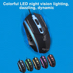 Rato de Jogo Óptico Com Fios Chasing Leopard 199 USB 1600DPI com Luz LED Ajustável em Três Velocidades, Comprimento: 1,3m, 199 Preto, 199