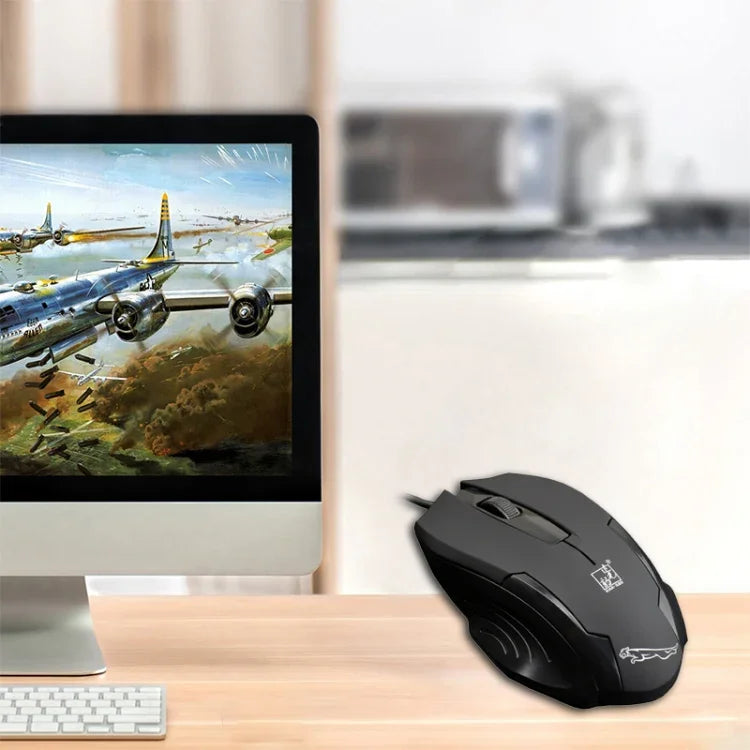 Rato de Jogo Óptico Com Fios Chasing Leopard 512G USB Fosco, Comprimento: 1,3m, 512G