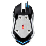 Rato de Jogo Óptico Com Fios Chasing Leopard K1 USB 1600DPI com Luz LED Ajustável em Três Velocidades e Silencioso, Comprimento: 1,3m
