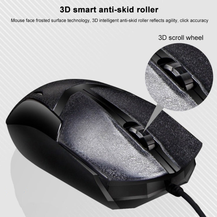 Conjunto de Teclado de Suspensão para Jogos e Escritório com 104 Teclas USB Com Fios Chasing Leopard Q17 + Rato Simétrico Com Fios, Comprimento do Cabo do Teclado: 1,4m, Comprimento do Cabo do Rato: 1,3m, Q17 Preto, Q17 Branco