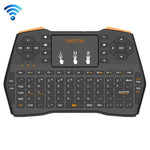 Teclado Sem Fios VIBOTON i8 Plus Atualizado 2.4GHz QWERT Mini com Touchpad para TV Box, Mi Box, Computador, Tablet, Portátil e Projetor (Preto), Teclado Sem Fios