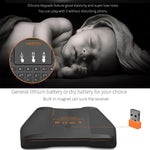 Teclado Sem Fios VIBOTON i8 Plus Atualizado 2.4GHz QWERT Mini com Touchpad para TV Box, Mi Box, Computador, Tablet, Portátil e Projetor (Preto), Teclado Sem Fios