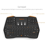 Teclado Sem Fios VIBOTON i8 Plus Atualizado 2.4GHz QWERT Mini com Touchpad para TV Box, Mi Box, Computador, Tablet, Portátil e Projetor (Preto), Teclado Sem Fios