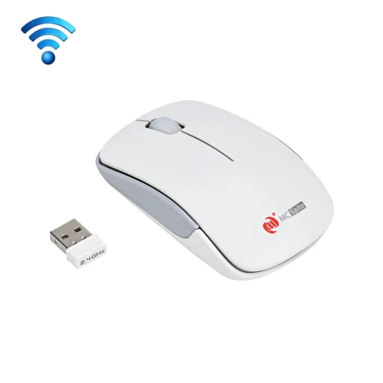 Rato Sem Fios MC Saite MC-367 2.4GHz com Receptor USB para Computador PC Portátil