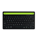 Teclado Sem Fios Bluetooth Ultra-fino B908 com 78 Teclas e Suporte Côncavo para Telemóvel