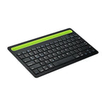 Teclado Sem Fios Bluetooth Ultra-fino B908 com 78 Teclas e Suporte Côncavo para Telemóvel