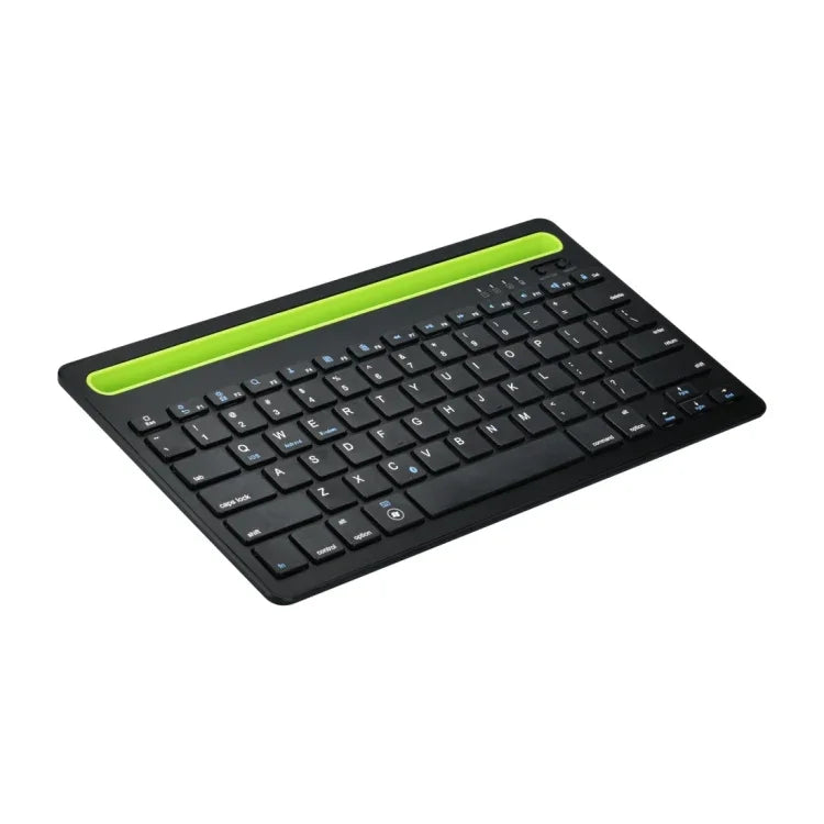 Teclado Sem Fios Bluetooth Ultra-fino B908 com 78 Teclas e Suporte Côncavo para Telemóvel