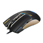 Rato Gaming de Alta Precisão Apedra iMICE A5 com LED de Respiração Controlada a Quatro Cores, USB, 7 Botões, 3200 DPI, Óptico com Fio para Computador PC Portátil, iMICE A5