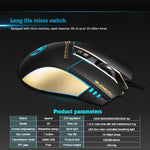 Rato Gaming de Alta Precisão Apedra iMICE A5 com LED de Respiração Controlada a Quatro Cores, USB, 7 Botões, 3200 DPI, Óptico com Fio para Computador PC Portátil, iMICE A5