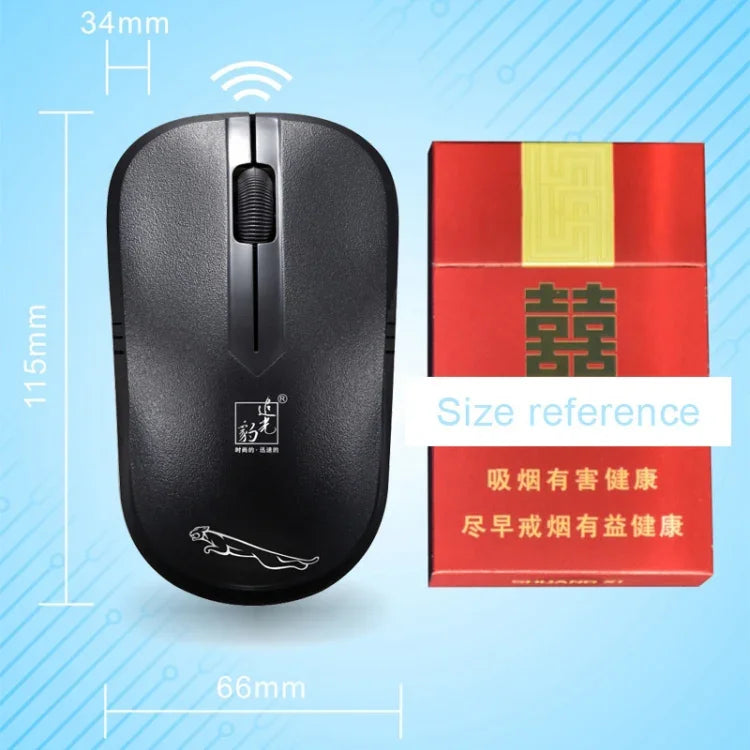 Rato Óptico Sem Fios Profissional Comercial ZGB 101B 2.4GHz 1600 DPI, Clique Silencioso, Mini Rato Silencioso para Portátil, PC, Distância Sem Fios: 30m
