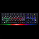 Teclado de Computador com Fio USB ZGB G20 com 104 Teclas, Sensação Mecânica e Iluminação para Gaming