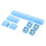 Keycaps Translúcidos ABS, Teclado Mecânico OEM Altamente Compatível, Teclado Universal para Jogos, Azul, Roxo, Vermelho, Branco, Amarelo, Preto, Laranja, Rosa, Cinzento