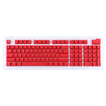 Keycaps Translúcidos ABS, Teclado Mecânico OEM Altamente Compatível, Teclado Universal para Jogos, Azul, Roxo, Vermelho, Branco, Amarelo, Preto, Laranja, Rosa, Cinzento