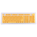 Keycaps Translúcidos ABS, Teclado Mecânico OEM Altamente Compatível, Teclado Universal para Jogos, Azul, Roxo, Vermelho, Branco, Amarelo, Preto, Laranja, Rosa, Cinzento