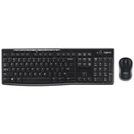Conjunto Teclado + Rato Sem Fios Logitech MK270 2.4GHz