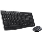 Conjunto Teclado + Rato Sem Fios Logitech MK270 2.4GHz