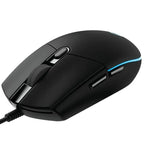 Rato Gaming Óptico com Fio Logitech G102, 6 Teclas, Iluminação RGB, 6000 DPI, Cinco Velocidades Ajustáveis, Comprimento: 2m, G102, G102 (Branco)