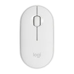 Rato Óptico Bluetooth Sem Fios Silencioso Logitech Pebble Forma de Calçada, Fino, 3 Teclas, 1000 DPI, Alcance Sem Fios: 10m
