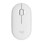 Rato Óptico Bluetooth Sem Fios Silencioso Logitech Pebble Forma de Calçada, Fino, 3 Teclas, 1000 DPI, Alcance Sem Fios: 10m