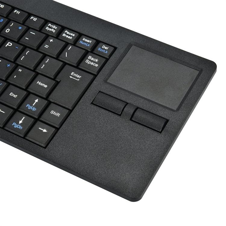 Teclado de Computador com Fio Ultra-fino MC-818 com 82 Teclas e Touchpad