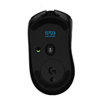 Logitech G703 LIGHTSPEED 16000 DPI 6 Botões Programáveis Sensor HERO 16K Iluminação RGB Rato Óptico Gaming Sem Fios