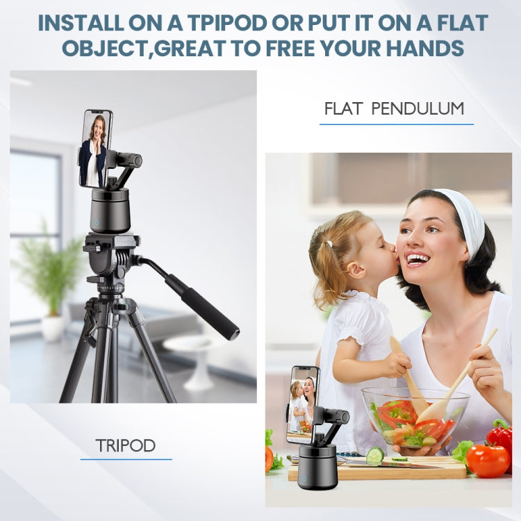 Cabeça de tripé GK01 com rotação de 360 graus, rastreamento inteligente, pan e tilt para seguimento de disparo