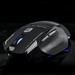 AULA Série SoulKiller II Rato de Jogo USB com Fio Óptico Competitivo 7D Luz Colorida, Resolução Máxima de 3500 DPI, SoulKiller II(B)