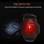 AULA Série SoulKiller II Rato de Jogo USB com Fio Óptico Competitivo 7D Luz Colorida, Resolução Máxima de 3500 DPI, SoulKiller II(B)