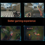 AULA Série SoulKiller II Rato de Jogo USB com Fio Óptico Competitivo 7D Luz Colorida, Resolução Máxima de 3500 DPI, SoulKiller II(B)