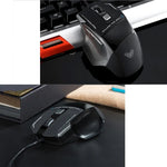 AULA Série SoulKiller II Rato de Jogo USB com Fio Óptico Competitivo 7D Luz Colorida, Resolução Máxima de 3500 DPI, SoulKiller II(B)