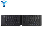 Teclado Bluetooth Sem Fios Dobrável K018 com 67 Teclas e Carregamento USB