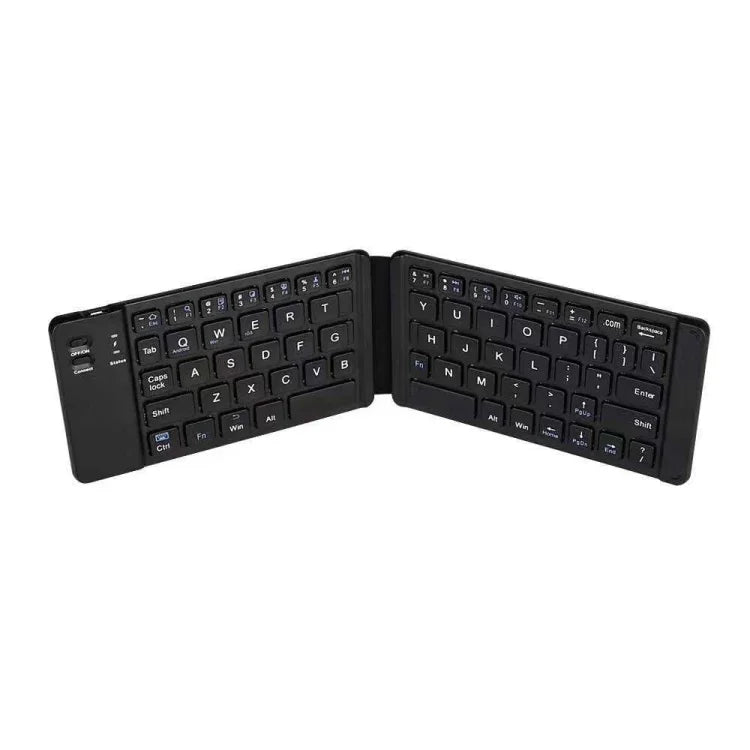 Teclado Bluetooth Sem Fios Dobrável K018 com 67 Teclas e Carregamento USB