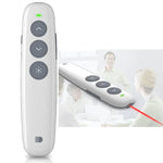 Doosl DSIT007 Caneta Controlo Remoto Sem Fios Recarregável para Apresentações Powerpoint 2.4GHz, Distância de Controlo: 10m (Branco), DSIT007