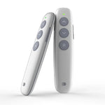 Doosl DSIT007 Caneta Controlo Remoto Sem Fios Recarregável para Apresentações Powerpoint 2.4GHz, Distância de Controlo: 10m (Branco), DSIT007