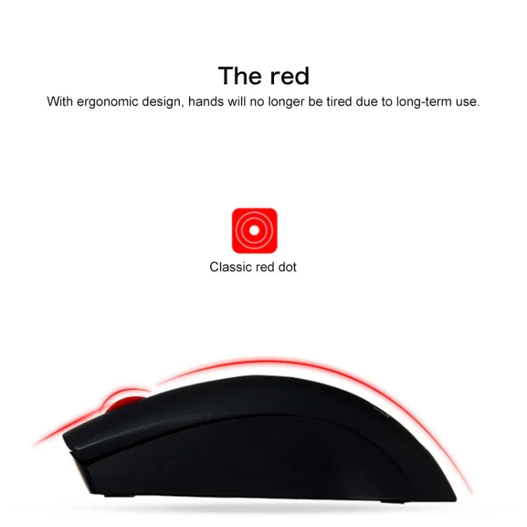Rato Sem Fios Lenovo M120 Pro Fashion Office Red Dot, Rato Sem Fios M120 Pro