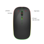 HXSJ M40 Rato Sem Fios Silencioso Colorido 2.4G com 4 Teclas