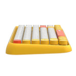 Ajazz 308I Teclado Bluetooth 84 Teclas para Tablet, Telemóvel, Computador, Escritório e Casa, Amarelo