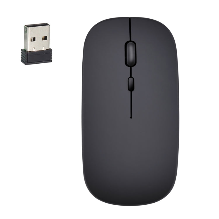 HXSJ M80 Rato Óptico Sem Fios 2.4GHz 1600DPI Ajustável em Três Velocidades e Silencioso, Dourado, Rosa Dourado, Prateado, Branco, Preto, Cinzento