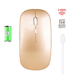 HXSJ M80 Rato Óptico Sem Fios 2.4GHz 1600DPI Ajustável em Três Velocidades e Silencioso, Dourado, Rosa Dourado, Prateado, Branco, Preto, Cinzento