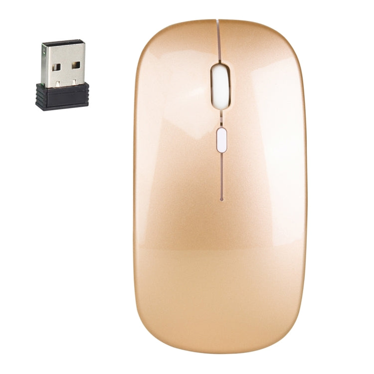 HXSJ M80 2.4GHz Wireless 1600DPI Three-speed Adjustable Optical Mute Mouse, Silver, White, Black, Grey, Gold, Rose Gold